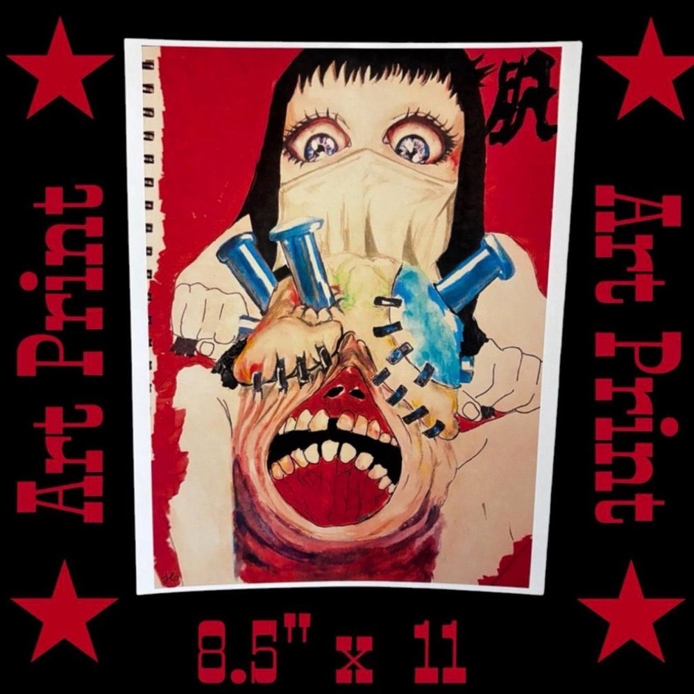 ART PRINT ★ “Kill v. Maim” 8.5" x 11"//no offers plz